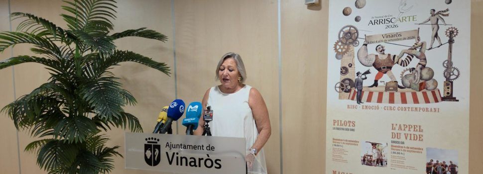 Presentació del festival de circ ArriscArte, amb 5 espectacles del 4 al 6 de setembre