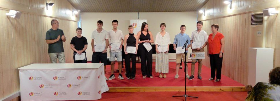 Lliurament de les beques atorgades per la Fundació Caixa Vinaròs a l’excel·lència acadèmica