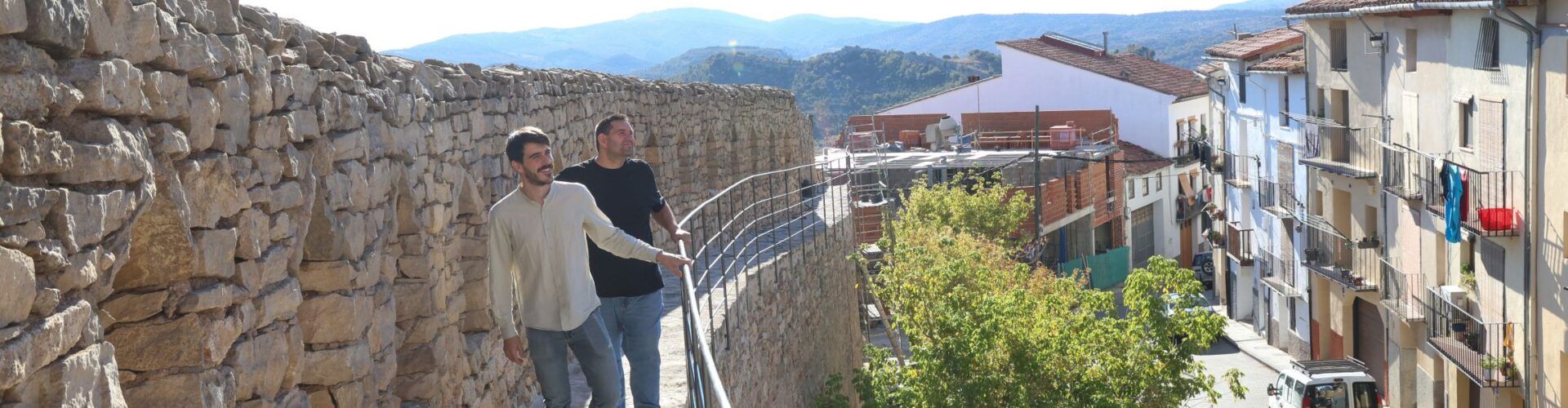 L’Ajuntament de Morella rehabilita el passeig de Ronda entre les torres de Sant Miquel i la Torre Redona