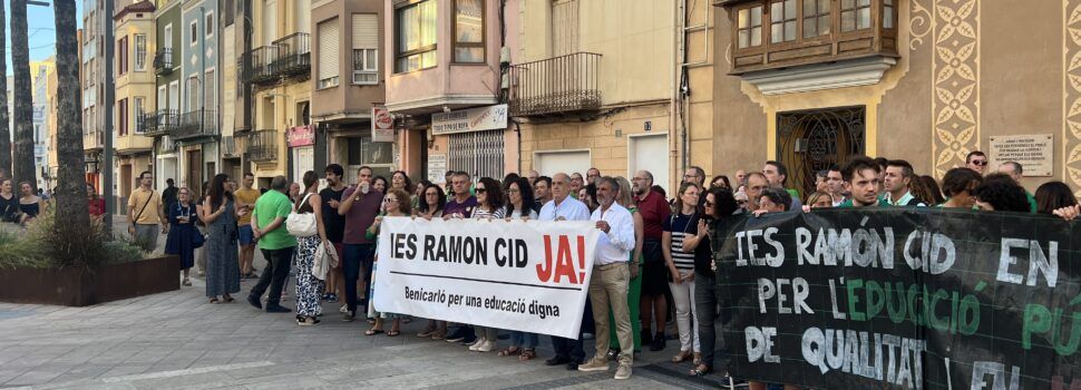 Compromís Benicarló reclama al Ple coherència a l’alcalde i al PP davant el futur de l’IES Ramón Cid i que “abandone el PP si l’ataquen”