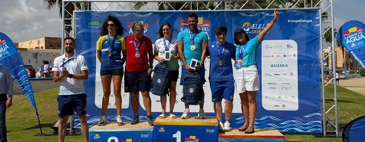 El Club Natació Benicarló, 7è de la Copa d’Espanya d’Aigües Obertes després d’una gran etapa final a Melilla