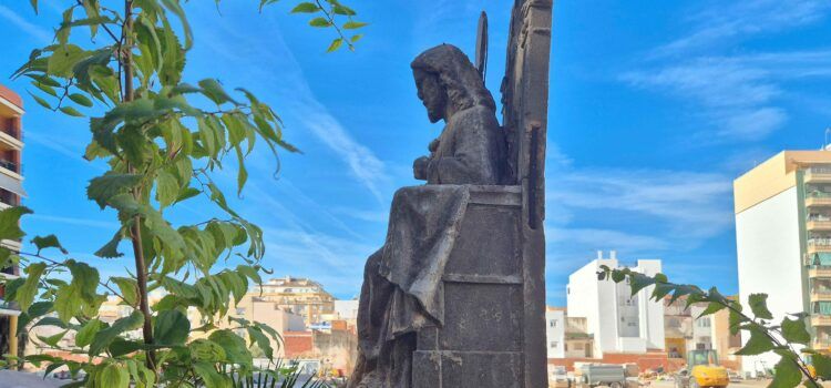 L’escultura del Sagrat Cor de la Torre Ballester