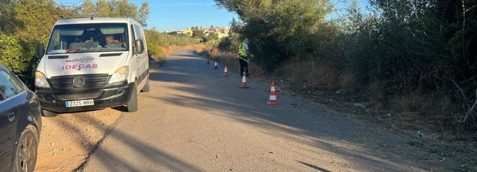 Càlig inicia les obres d’adequació de les cunetes del camí Vell de Benicarló