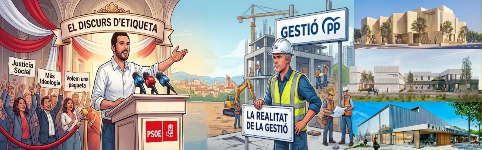 El discurs d’etiqueta i la realitat de la gestió
