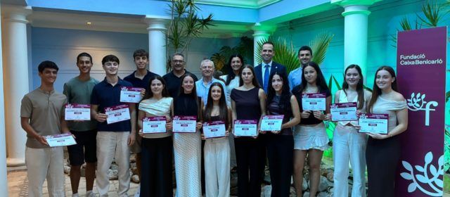 La Fundació Caixa Benicarló lliura la 30a edició de les Beques a l’Excel·lència Acadèmica a la Casa Belda