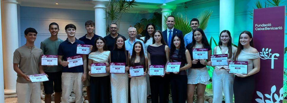 La Fundació Caixa Benicarló lliura la 30a edició de les Beques a l’Excel·lència Acadèmica a la Casa Belda