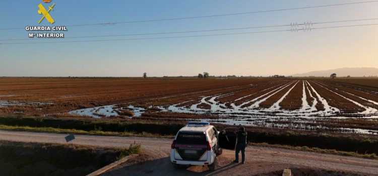 La Guardia Civil despliega un dispositivo especial para proteger el entorno natural durante la campaña arrocera en el Delta de L’Ebre