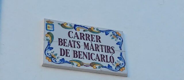 Benigazlum: “Beats màrtirs, una dedicatòria de carrer poc integradora”