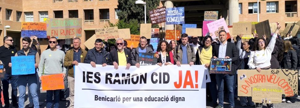 Benigazlum diu que el PP condemna Benicarló a esperar més anys pel nou IES Ramon Cid