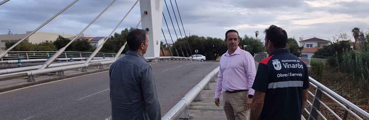 L’Ajuntament de Vinaròs actuarà sobre els dos ponts que travessen la desembocadura del riu Cervol