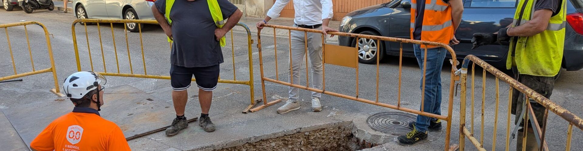 Benicarló renova el clavegueram del carrer de Santa Teresa amb una inversió de prop de 50.000 €