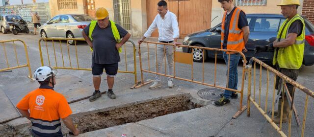 Benicarló renova el clavegueram del carrer de Santa Teresa amb una inversió de prop de 50.000 €