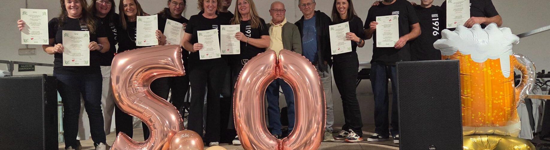 Festa a Vallibona dels que compleixen 50 anys