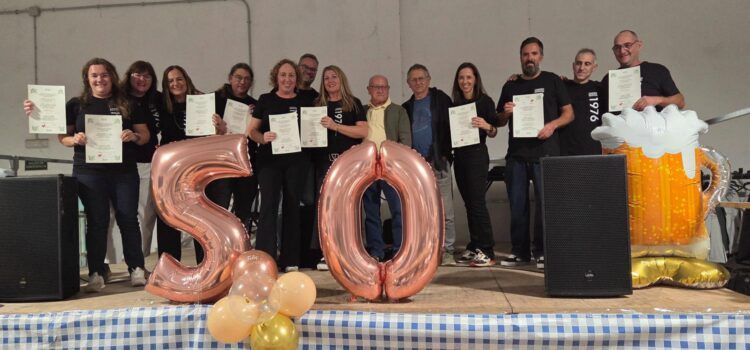 Festa a Vallibona dels que compleixen 50 anys