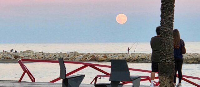 Fotos: Capvespre des de la platja del Fortí