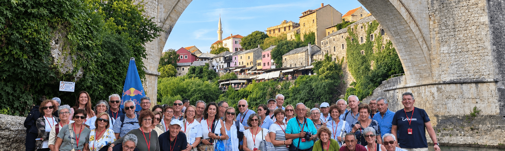 Els participants del viatge de la Fundació Caixa Vinaròs visiten Sarajevo