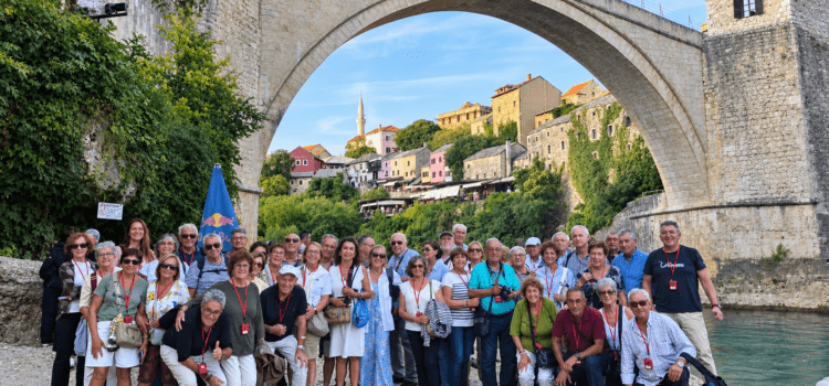 Els participants del viatge de la Fundació Caixa Vinaròs visiten Sarajevo