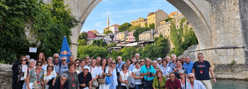 Els participants del viatge de la Fundació Caixa Vinaròs visiten Sarajevo