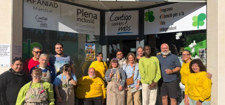 AFANIAD Maestrat recibe a profesionales de Horsens Kommune, Dinamarca