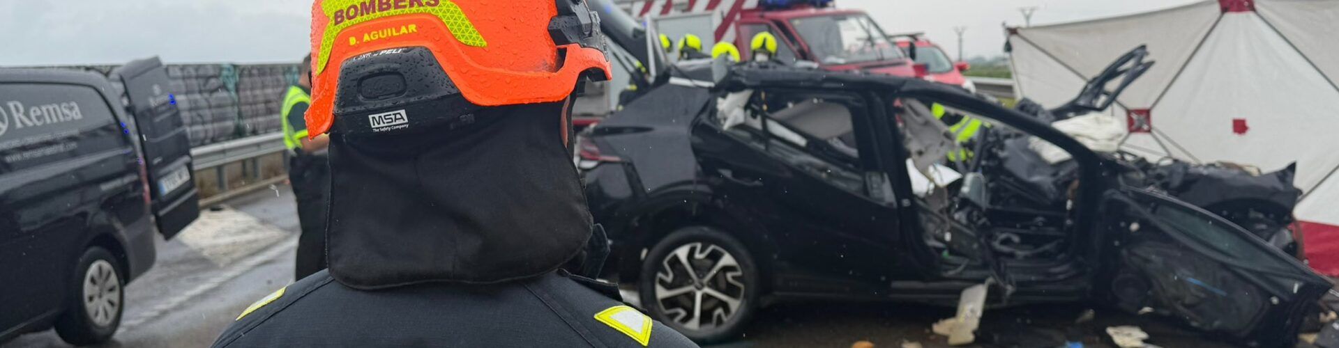 Un fallecido en accidente en Vinaròs entre un turismo y un camión de transporte de hidrocarburos