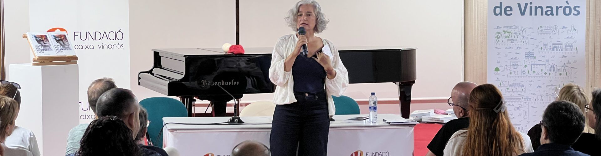 Sonia Herrero presenta a la Fundació Caixa Vinaròs el llibre “Cuando nos volvimos locos”