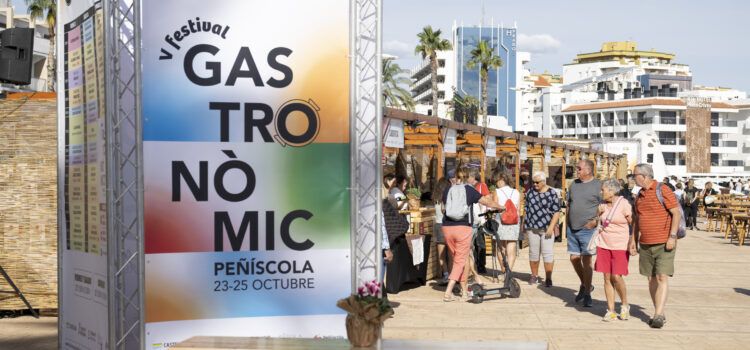 La Diputació de Castelló tanca amb una gran afluència de públic el V Festival Gastronòmic ‘Castelló Ruta de Sabor’ a Peníscola