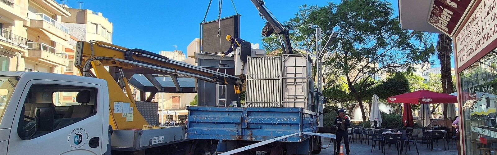 La fallida pantalla de la Mera es retira definitivament