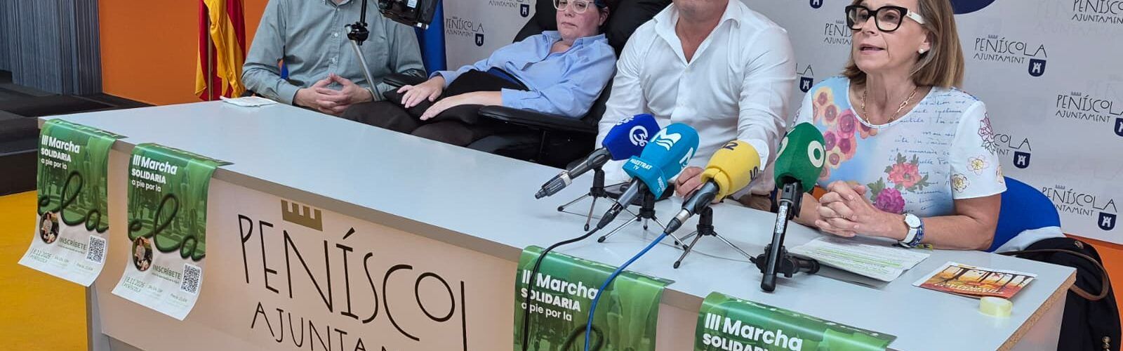 Peníscola es prepara per a acollir la tercera edició de la seua Marxa Solidària per l’ELA