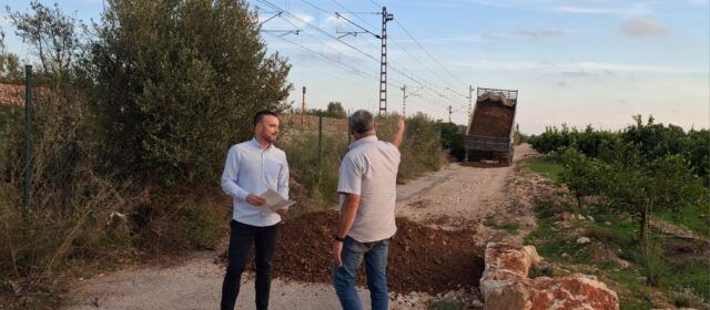 L’Ajuntament de Vinaròs intensifica la reparació dels camins rurals afectats per les pluges d’octubre