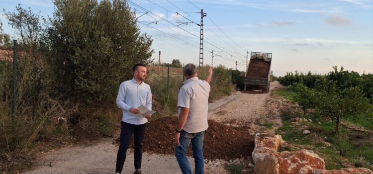 L’Ajuntament de Vinaròs intensifica la reparació dels camins rurals afectats per les pluges d’octubre