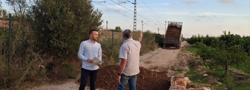 L’Ajuntament de Vinaròs intensifica la reparació dels camins rurals afectats per les pluges d’octubre