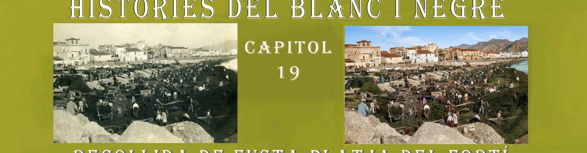 Històries del blanc i negre- Capítol 19.Recollida de fusta a la platja del Fortí
