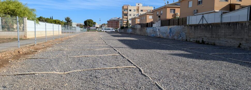 S’habilita un nou pàrquing gratuït a l’avinguda del Maestrat amb capacitat per a més de 100 vehicles