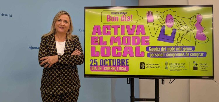 Benicarló celebrarà el Dia del Comerç Local amb música en directe i activitats infantils